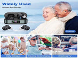 Rechargeable In-the-Ear Hearing Aids with Charging Case and LCD Display Ultra-Compact Sound V1107-CS-HLCHS