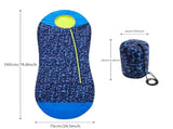 Rechargeable Heated Slumbering Bag Equipped With Flexible Neck Belt For Strengthened Warmth Camping V1308-DSZKI-1100