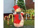 Christmas Solar Candy Cane Lights Candy Cane Pathway Markers Lights Set Of Xmas Led Yard Lawn Indoor V1263-JX-1671