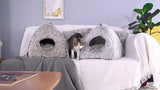 Cat - Rabbit House - Cat House - Plush - Warmth - 40x40x37 CM - Rodent - Cat Bed - Kitten V1188-MS101-01351-1