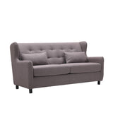 MARQUIS 2 Seater Sofa bed with Separate Foam Mattress-Dark grey V606-FURNI-SOF-T369-MARQ-DG