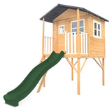 Lifespan Kids Burleigh Cubby House with 2.2m Slide V572-LKCH-BUR-GN