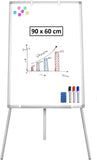CARLA HOME Whiteboard Easel Portable Magnetic Dry Erase Board with Tripod Stand & Height V178-36372