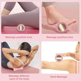 1 Pcs Fascia Roller, Deep Tissue Massage Roller With Rough Surface, Manual Operation Plastic V1370-AZ4-25466