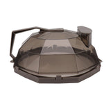 Microwave Splash Heating Cover PC Food Splatter Guard with Extension Handle for Kitchen Cooking V1294-YM0703-3118230036511