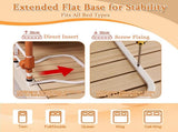 Adjustable Bed Rail for Elderly Foldable Bedside Safety Grab Bar with Non-Slip Handle & Storage V1107-CS-LRQSQ