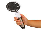 10 Modes Multifunctional Pressurized Showerhead 1/2in Threaded Interface with 1.5M Tube Double Hook V1294-YM0901-3112230040912