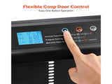 Automatic Chicken Coop Door, Battery Powered Chicken Coop Door with Timer & Manual Setting, V952-JSKMQHSSKGDCAG9SN001V9