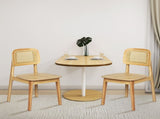 Levede 4x Rattan Dining Chair Wooden Kitchen Chair CH1145-2-NTX2