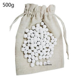 500g Pie Ceramic Baking Beans Beads Press Stone Weights Tools with Storage Bag V1370-AZ4-12558