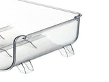 Water Bottle Organizer Stackable Transparent 3 Slots Desktop Water Bottle Holder Rack for Kitchen V1294-YM0901-3117230355011