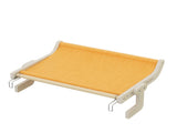 Wall-Mounted Cat Hammock Bed Wooden Frame, Comfortable and Space-Saving Design for Pets V888-ELOSUNG10156