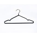 100x Metal Clothes Hangers Non Anti Slip Rubber Coated Wire Suit Coat Hanger V63-930061