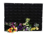 81 Pockets Vertical Felt Garden Plant Growing Container Bags Wall Hanging Planter V1294-YM0722-JYB00529-01
