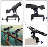 Fishing Boat Rods Holder Adjustable Raft Kayak Rod Pole Stand Bracket Mount Rest Rack Opening 360 V1259-DP01-A-1398