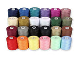 Sewing Thread-24 Spools of Polyester Thread for Sewing Machine for Beginners,Hand Stitching & V1369-AZ3-W-22215