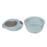 Salad Spinner Plastic Time Saving Fast Mixing Washable Rotatable Veggie Washer for Kitchen Blue V1294-YM0703-3118230005512