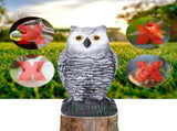 Plastic Hunting Fake Owl Decoys Outdoor Garden Yards Ornaments Pest Deterrent Repeller1021 V1294-YM0901-3111210028311