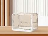 Figurine Display Box Transparent Stackable Dustproof Acrylic Figurine Storage Case for Home White V1294-YM0901-3117230120911