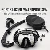 Adult Anti-Fog Snorkel Set with Dry Tube V1142-LP601099548998173