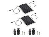 15W Solar Panel Portable Waterproof Monocrystalline Solar Charging Board for Outdoor Car Motor V1294-YM0523-3114210138011