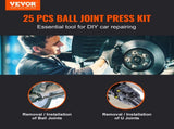 Ball Joint Press Kit, 25 pcsTool Kit, C-press Ball joint Remove and Install Tools, for Most 2WD and V952-QXJTYLJTJZXDGG6APV0
