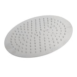 Rain Shower 12 Inch Stainless Steel G1/2 Thread Ultra Thin High Pressure Round Rainfall Shower V1294-YM0901-3112240008312