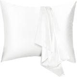 A pair of solid-color silk-like pillowcase pillowcase and envelope pillow V1192-DRO-0004