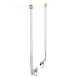 Boat Trailer Guide, 1670mm with LED Light Trailer Guide Poles, 2PCS High-Hardness Steel Guide-Ons, V952-CTCDGDLXBS60WOR5F001Y3