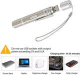 Multi-Function USB Rechargeable Laser Cat Teaser Wand with Stainless Steel Body, Ideal for V1341-ZY-XQX2MY36-SILVER