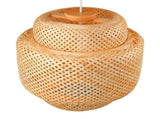 Farmhouse Pendant Light E27 Chinese Wood Woven Lantern Hanging Ceiling Light Fixture for Home Hotel V1294-YM0901-3119240064211