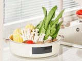 Kitchen Colanders Bowl Set 2 in 1 Fruit Vegetable Washing Food Strainers Large Plastic Double V1294-YM0901-3117240145411