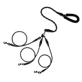 LGCASL 3 Dog Leash No Tangle, Heavy Duty Multiple Dog Lead Shock Absorbing Bungee, Triple Bungee V1189-LWWAL-20260325-02636