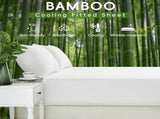 4 Piece Ultra Soft Bamboo Breathable Sheet Set -Hotel 2000TC Breathable Bed Sheets Set with 37 V1317-BAMBOO-AUK-4JT-WHITE