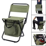 Folding Camping Chair with Carry Bag Green V728-OBA1005009525493122
