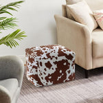 SOGA 55x35cm Squared Soft Pouffe Seat Cushion Elegant Home Accent Dcor Stylish Footstool POUFFE636