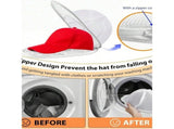 Hat cleaning cage with mesh bag - baseball cap washing machine protective rack V1370-AZ4-25378