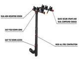3 Bike Rack Bicycle Car Rear Carrier 2" Steel Foldable Steel Hitch Mount Towbar V610-CYC-TOW-BI3