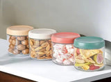 4 Pack Overnight Oats Jars with Lids, Glass Yogurt Cups Food Storage Containers for Salad Snacks V1237-ZY-924-169