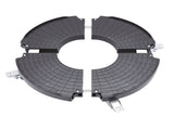Rolling Plant Stand with Lockable Wheels 15.75 to 22.83in Adjustable 440lbs Round Plant Dolly for V1294-YM0901-3111250237211