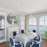 Ultra-modern Round Accent Mirror Venetian Ornate Mirror Decorative Wall Mirror V767-JJ-XM769