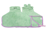 Pet Bathrobe Hooded Quick Dry Green - L V1263-JX-7982-4
