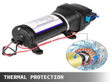 Water Pressure Diaphragm Pump, 12V FL-40 High Pressure Diaphragm Water Pump, 40PSI Automatic Self V952-FL-40GMB12V000001V0