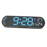 Digital Wall Clock with Remote Control Big LED Screen Display Adjustable 8 Color Lights Digital V1294-YM0901-3115240021211