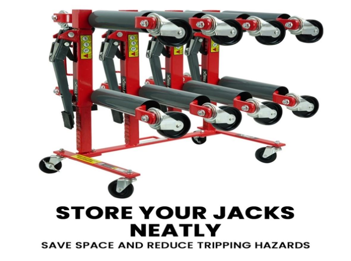 Vehicle Positioning Rack T-Rex Vehicle Positioning Jack Storage Rack Stand, Heavy Duty Design ...