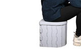 Portable Camping Toilet Folding Toilet for Adults with Lid -Gray V1308-DSZKI-5-2