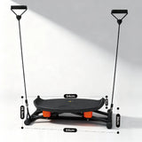 Simulate Ski Training Board Non-Slip Slide Stepper Training Machine with 2 Resistance Bands and V985-SLIDESTEPPER