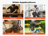 Tool Belt, 22 Pockets Tool Pouch with for Men, Heavy Duty Adjustable Utility Belt Bag V952-GJDDKXCGKSYBIQ911001V0