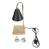 Candle Warmer Lamp Dimmable Decorative Electric Candle Warmer Lamp with Oak Base for Bedroom Living V1294-YM0901-3119240050214