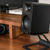 Kanto ORA 100W Powered Reference Desktop Computer Speakers with Bluetooth 5.0 Black V398-KO-ORA-1